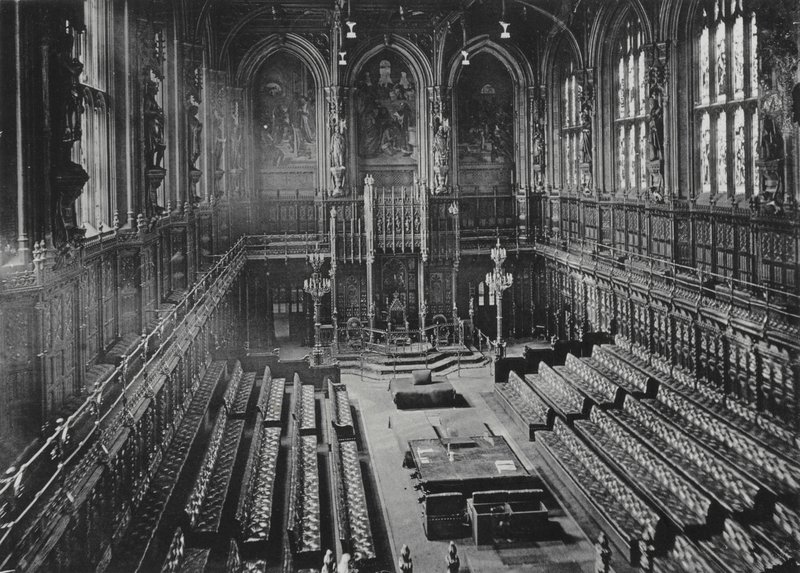London: The House of Lords (s/h foto) af English Photographer