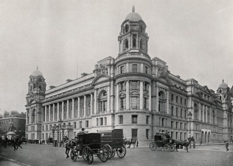 London: War Office, Whitehall (s/h foto) af English Photographer