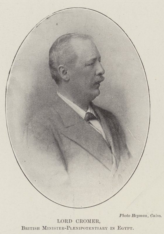 Lord Cromer, britisk befuldmægtiget minister i Egypten af English Photographer