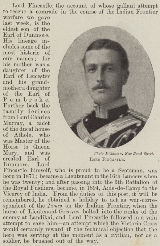 Lord Fincastle af English Photographer