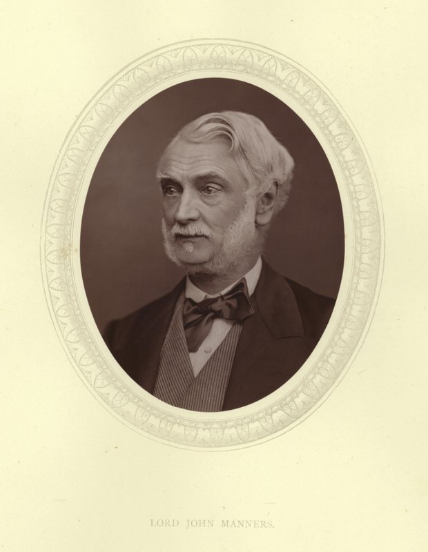 Lord John Manners af English Photographer