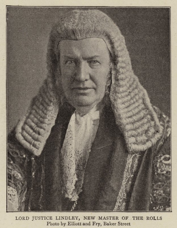 Lord Justice Lindley, New Master of the Rolls af English Photographer