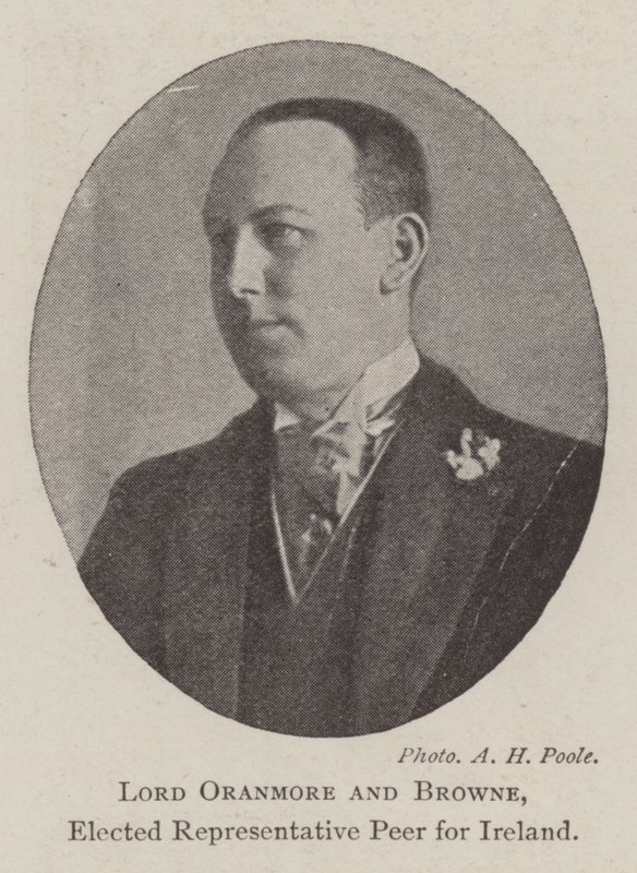 Lord Oranmore og Browne, valgt repræsentant Peer for Irland af English Photographer