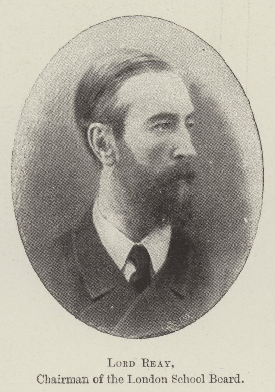 Lord Reay, formand for London School Board af English Photographer