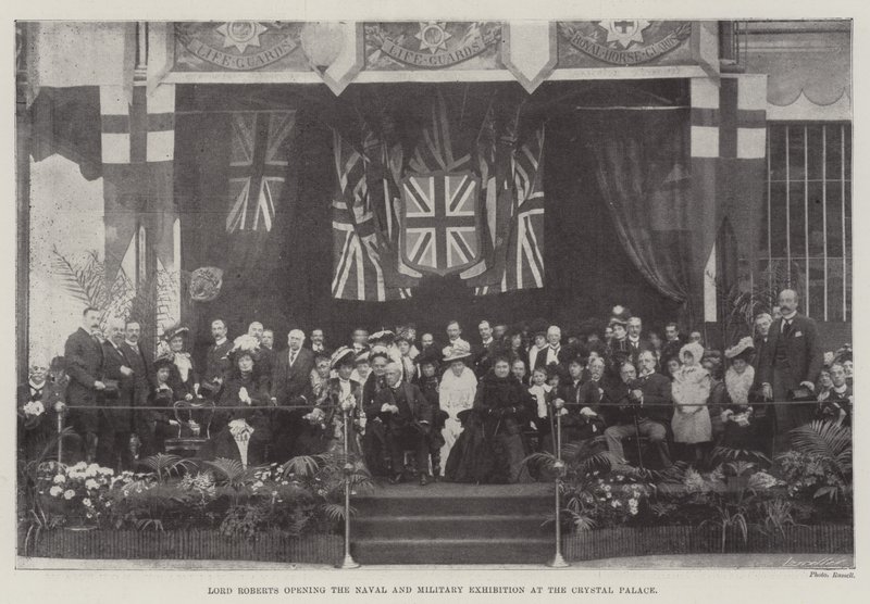 Lord Roberts åbner Naval and Military Exhibition på Crystal Palace af English Photographer