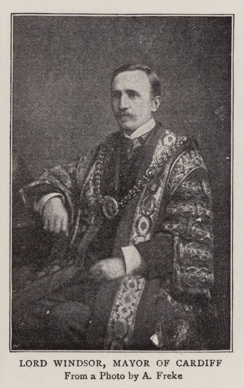 Lord Windsor, borgmester i Cardiff af English Photographer