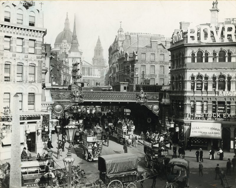 Ludgate Circus, London, ca. 1900 af English Photographer