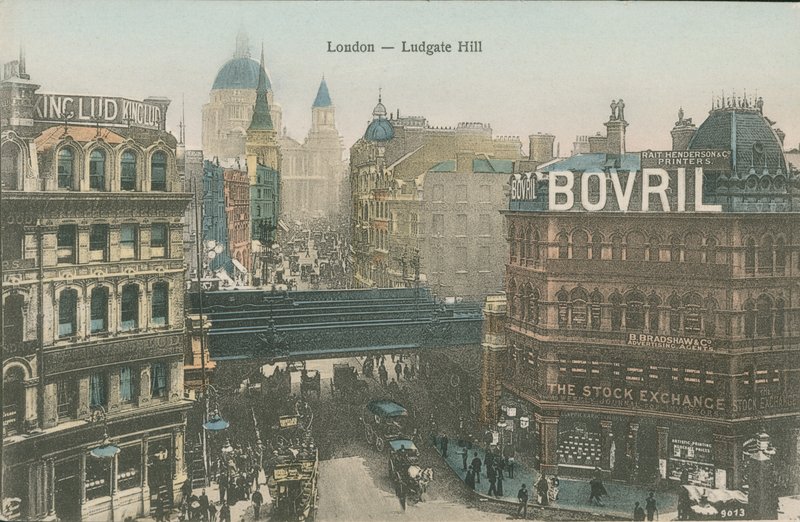Ludgate Hill, London af English Photographer