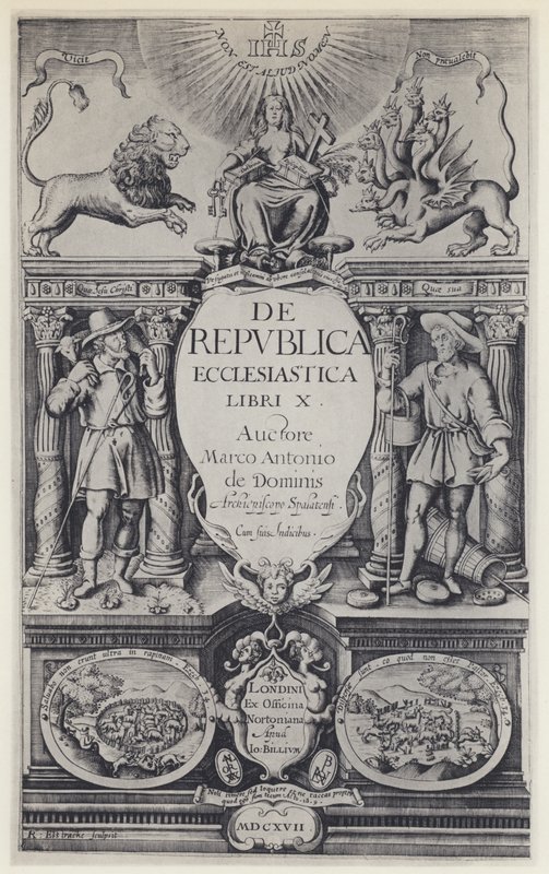 MA de Dominis, of Ecclesiastic Republic, G Norton og J Bill 1617 (s/h-foto) af English Photographer