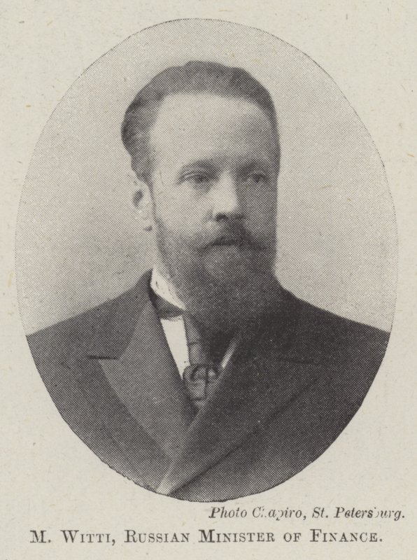 M Witti, russisk finansminister af English Photographer