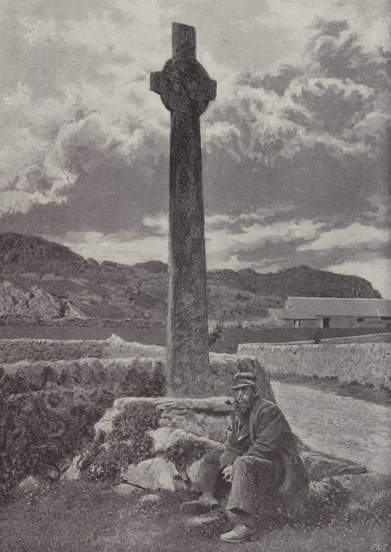 Macleans Cross, Iona af English Photographer