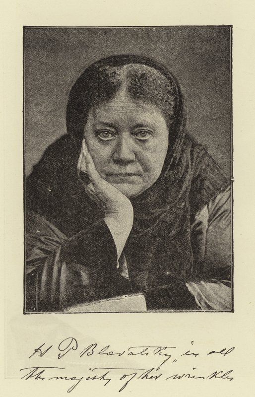 Madame Blavatsky af English Photographer