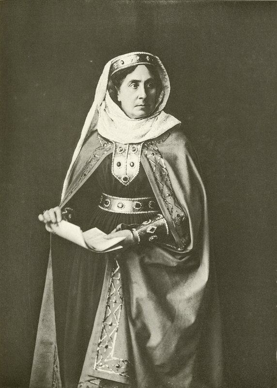 Madame Ristori som Lady Macbeth (gravering) af English Photographer