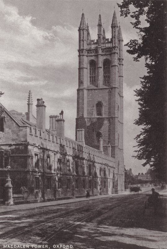 Magdalen Tower, Oxford af English Photographer
