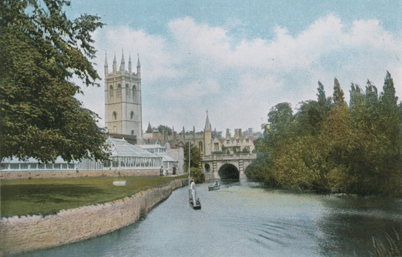 Magdalen, fra Cherwell af English Photographer