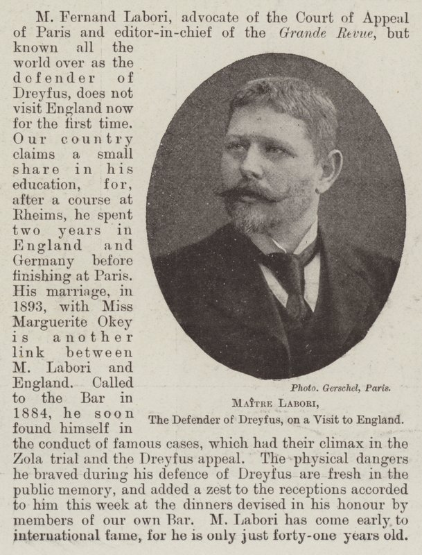 Maitre Labori, Dreyfus