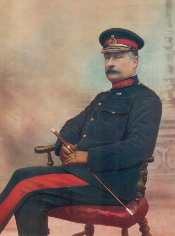 Generalmajor Charles Edmond Knox. Kommanderende tolvte brigade, Sydafrika af English Photographer