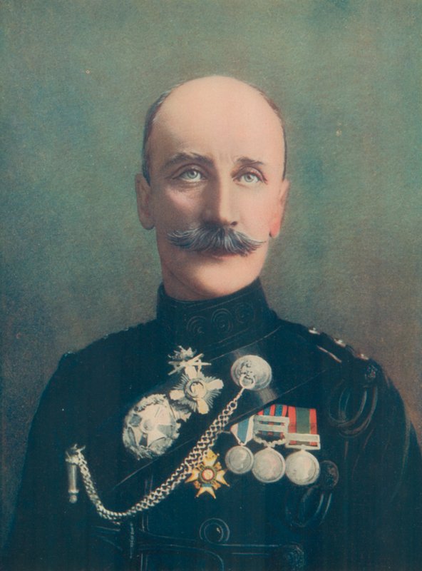 Generalmajor F. Howard. Kommanderende ottende brigade, sydafrikansk feltstyrke af English Photographer