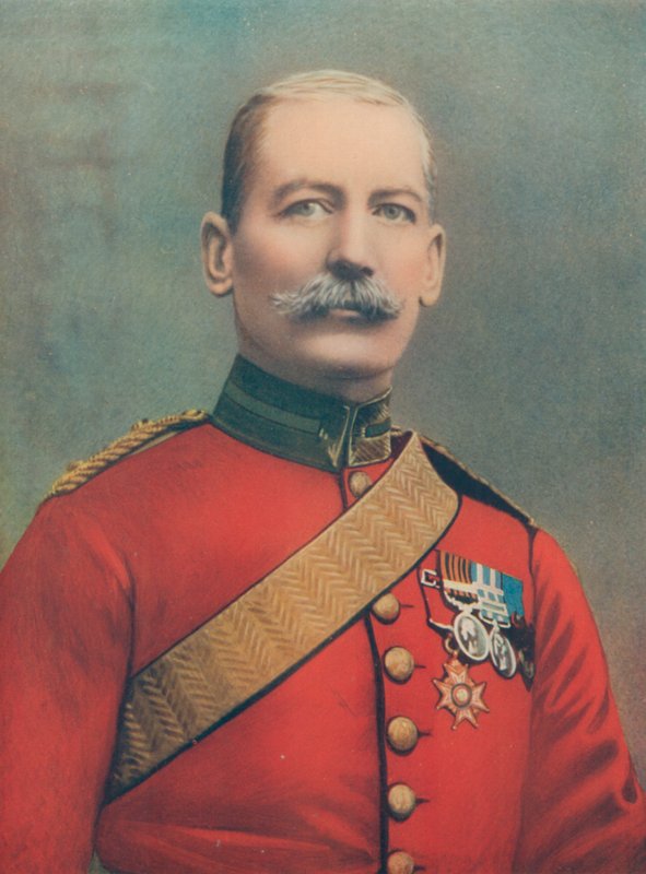 Generalmajor J.B.B. Dickson. Leder af fjerde kavaleribrigade, sydafrikansk feltstyrke af English Photographer