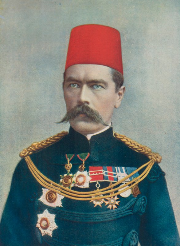 Generalmajor Lord Kitchener af Khartoum. Stabschef, South African Field Force af English Photographer