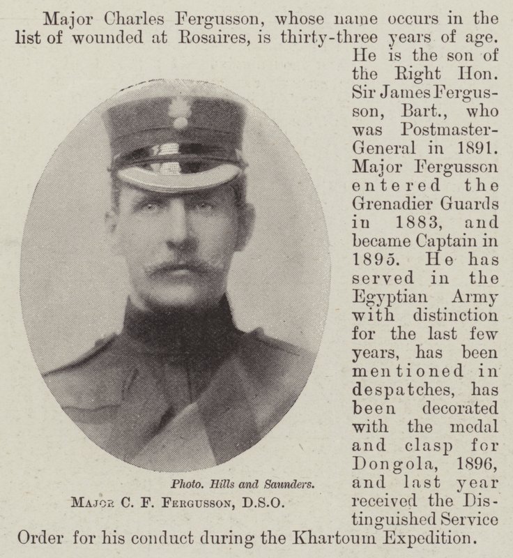 Major C F Fergusson, DSO af English Photographer