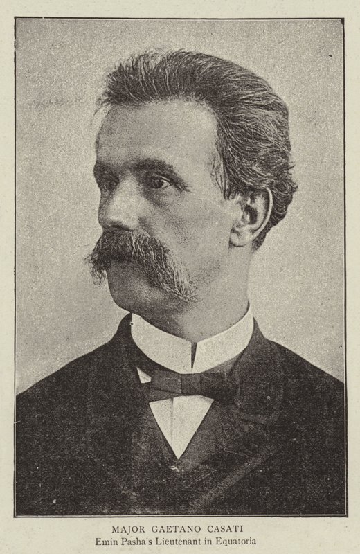 Major Gaetano Casati af English Photographer