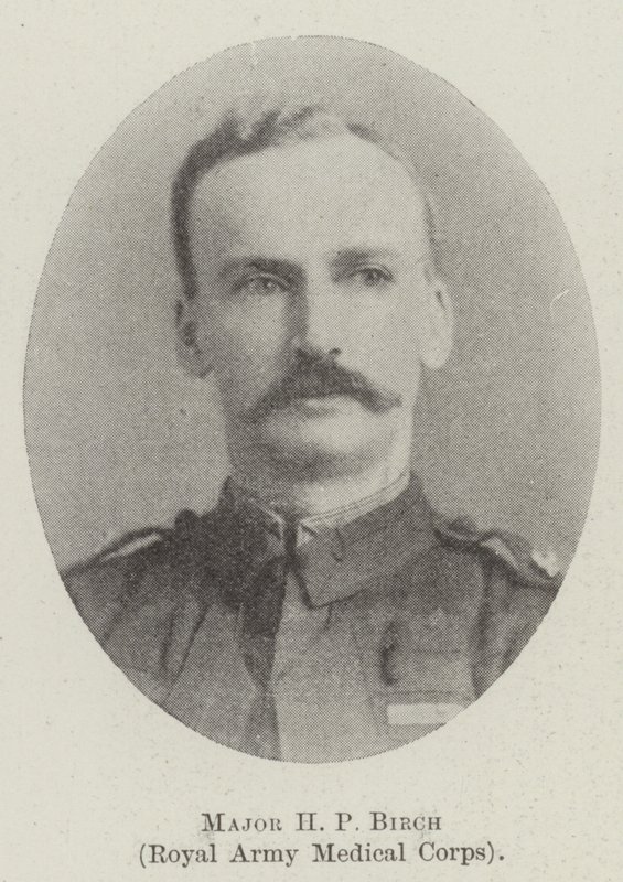 Major HP Birch, Royal Army Medical Corps af English Photographer
