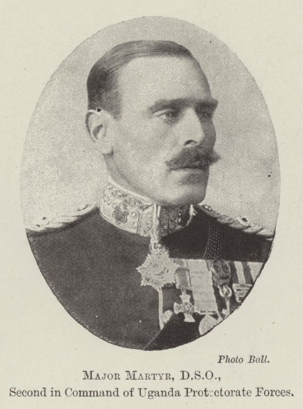 Major Martyr, DSO, næstkommanderende for Ugandas protektoratstyrker af English Photographer
