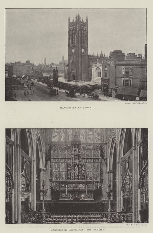 Manchester katedral af English Photographer
