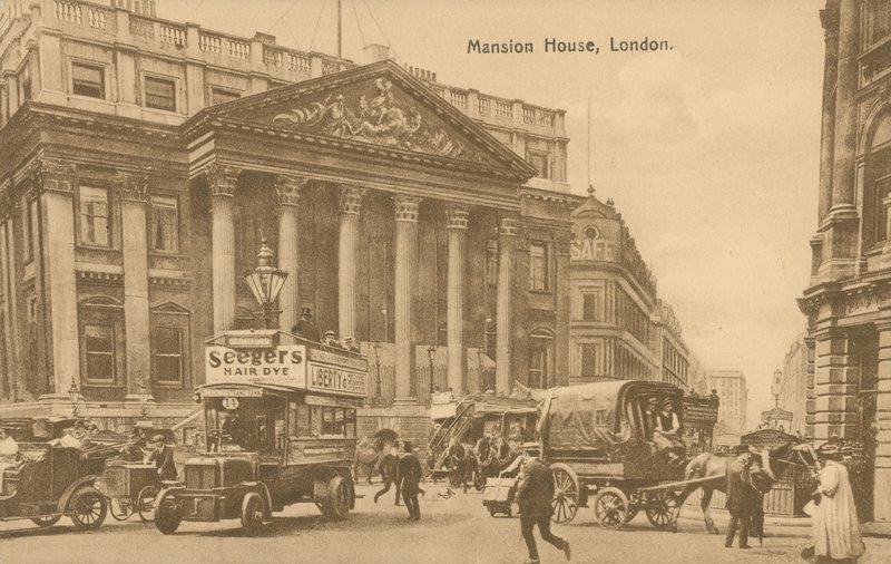 Mansion House, London af English Photographer