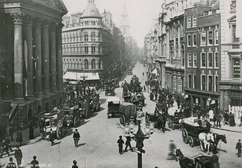 Mansion House, London af English Photographer