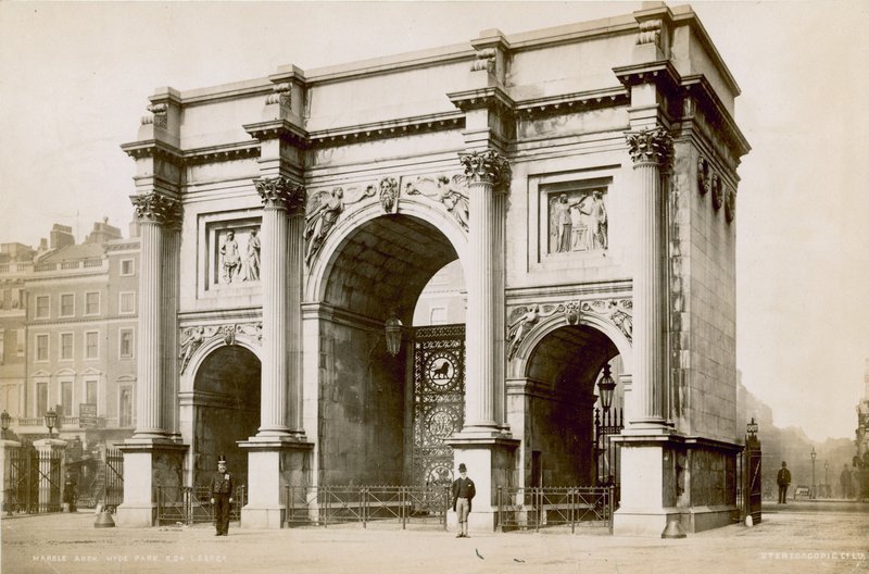Marble Arch, Oxford Street, London af English Photographer