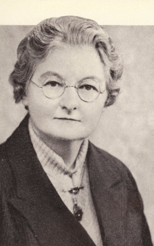 Margaret Bondfield, Labour-parlamentsmedlem og den første kvindelige minister i den britiske regering (s/h-foto) af English Photographer