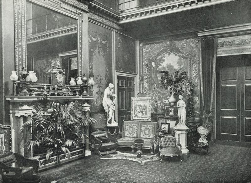Marlborough House, indgangshallen (s/h foto) af English Photographer