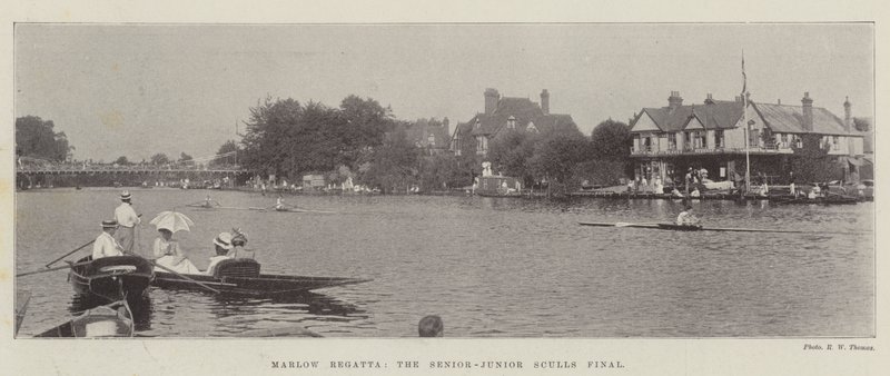 Marlow Regatta, Senior-Junior Sculls-finalen af English Photographer
