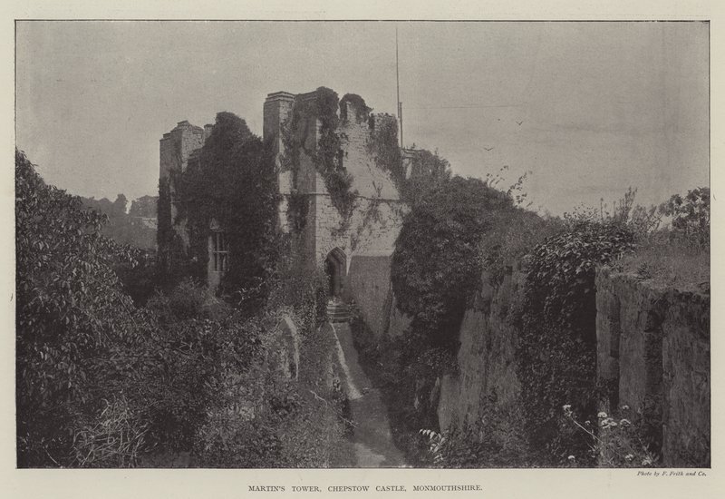 Martins Tower, Chepstow Castle, Monmouthshire af English Photographer
