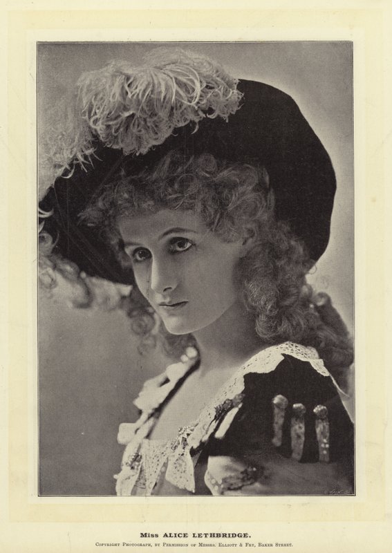 Frøken Alice Lethbridge af English Photographer