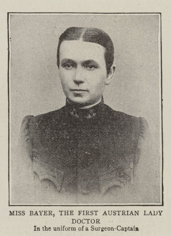 Miss Bayer, den første østrigske læge af English Photographer