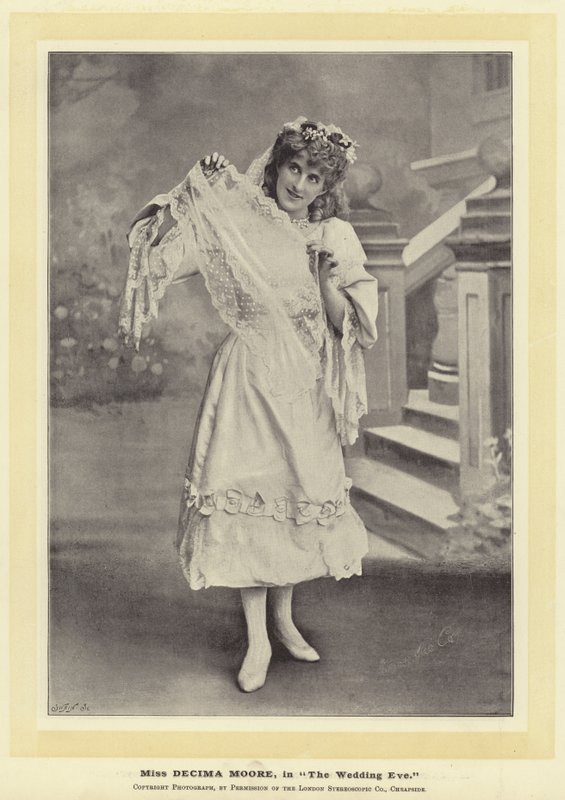 Miss Decima Moore, i The Wedding Eve af English Photographer