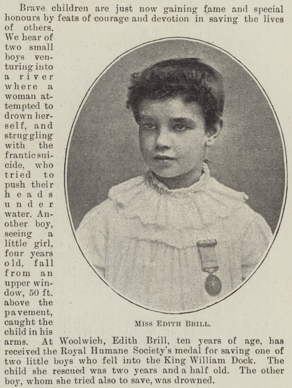 Frøken Edith Brill af English Photographer
