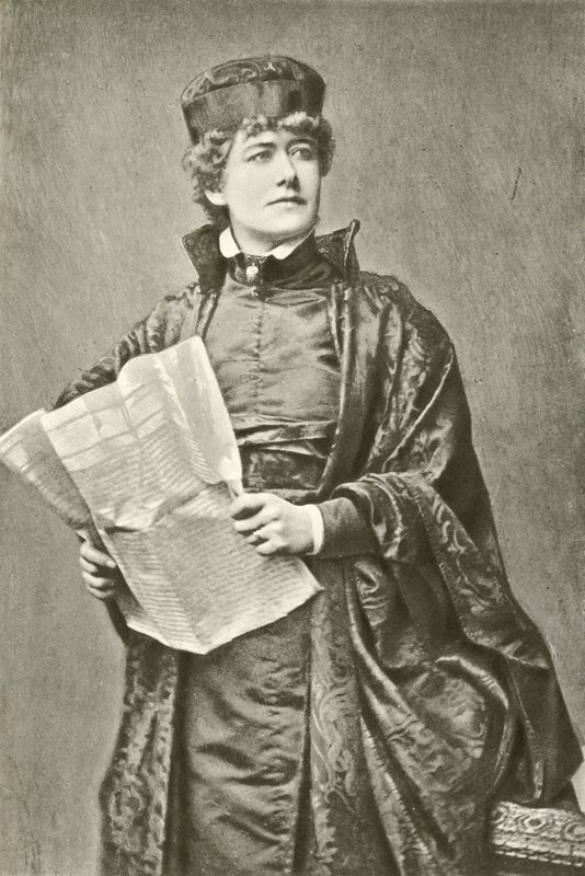 Miss Ellen Terry som Portia (dybtryk) af English Photographer