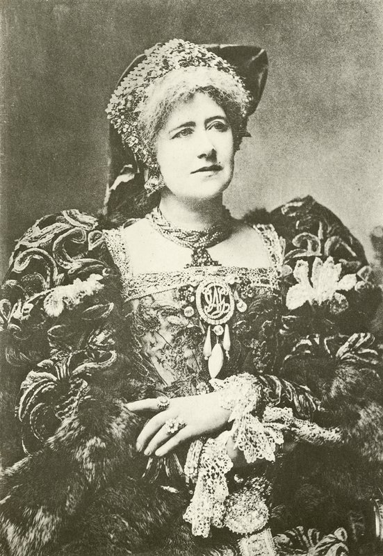 Miss Ellen Terry som dronning Katherine (gravure) af English Photographer