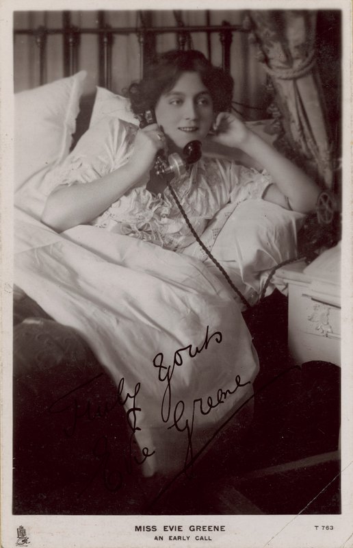 Miss Evie Greene: Et tidligt opkald af English Photographer