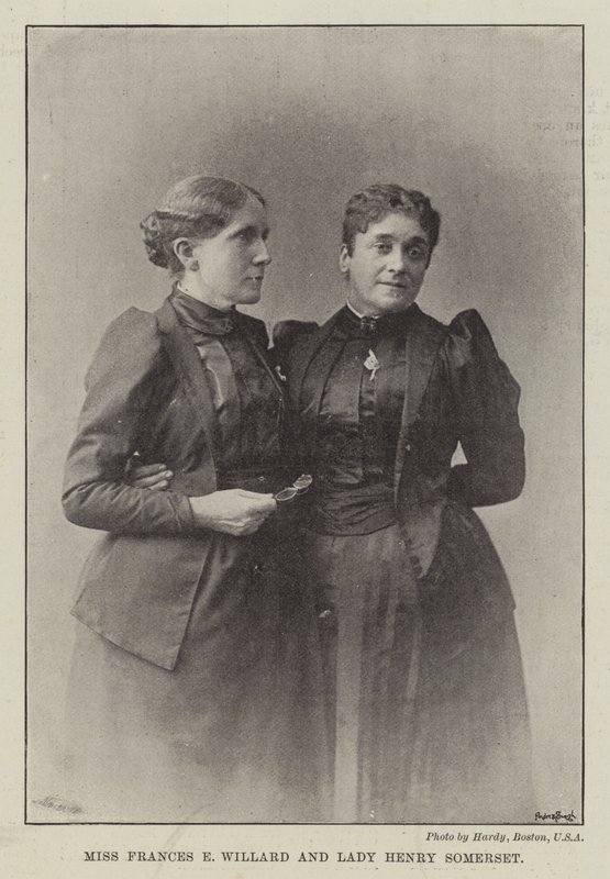 Miss Frances E Willard og Lady Henry Somerset af English Photographer