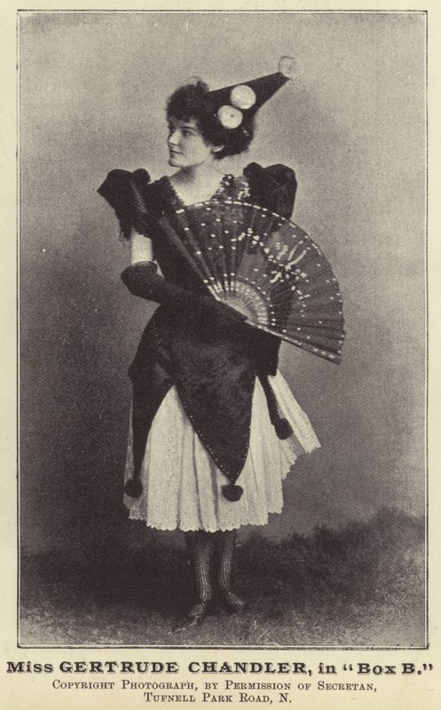 Frøken Gertrude Chandler, i boks B af English Photographer