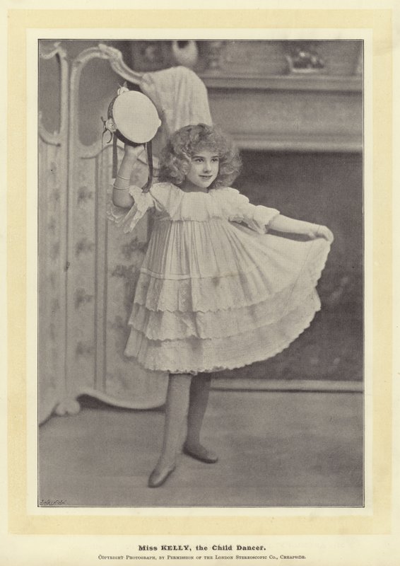 Miss Kelly, børnedanserinden af English Photographer