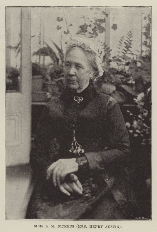 Miss LM Dickens (Mrs Henry Austin) af English Photographer