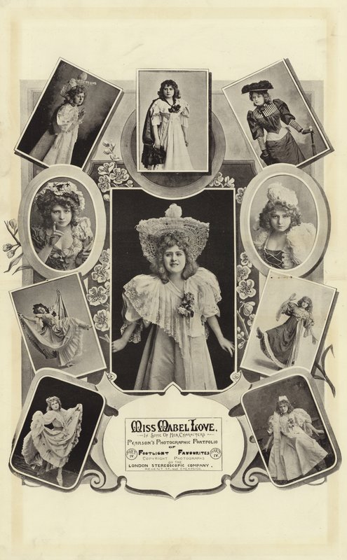 Miss Mabel Love af English Photographer