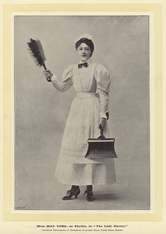 Miss May Yohe, som Phyllis, i The Lady Slavey af English Photographer