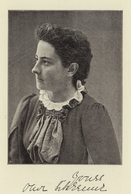 Frøken Olive Schreiner af English Photographer